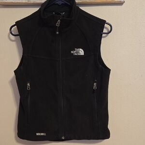 Womens The North Face Black WindWall Vest Sz Small